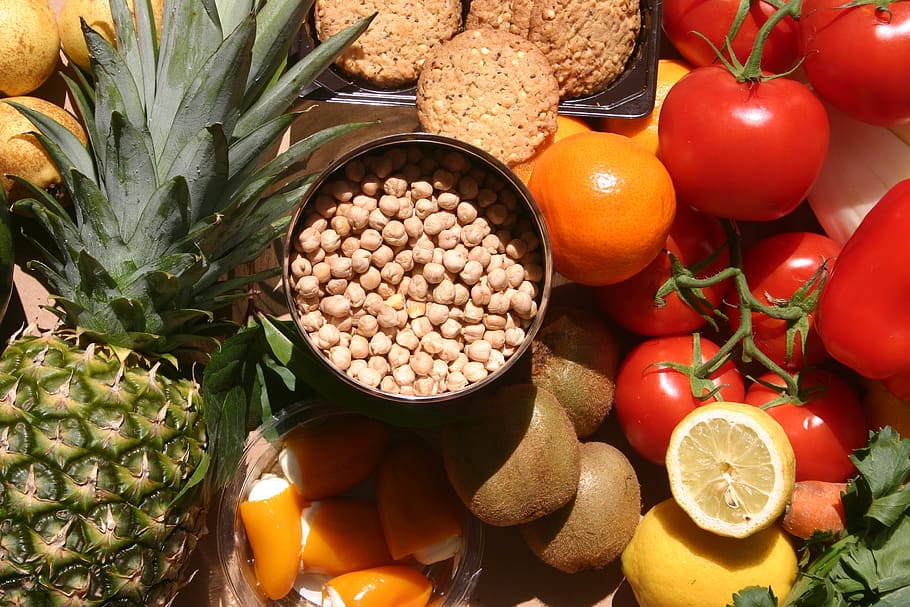 fruta, legumes, comida, nutrição, vegetarianismo, saudável, fresco, jardim, comida e bebida, alimentação saudável