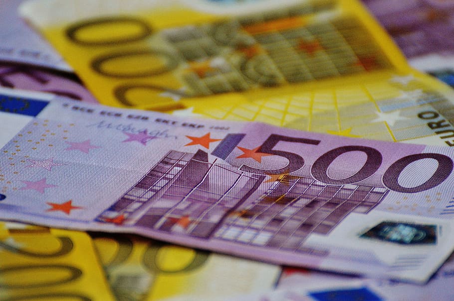 dinheiro, contas, notas, euros, finanças, cédula, finança, moeda, papel-moeda, riqueza