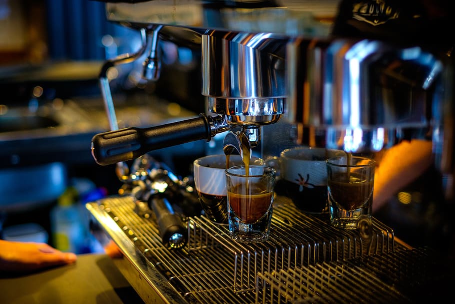 coffee, espresso, drinking, caffeine, cappuccino, cafe, breakfast, morning, coffee cup, aroma