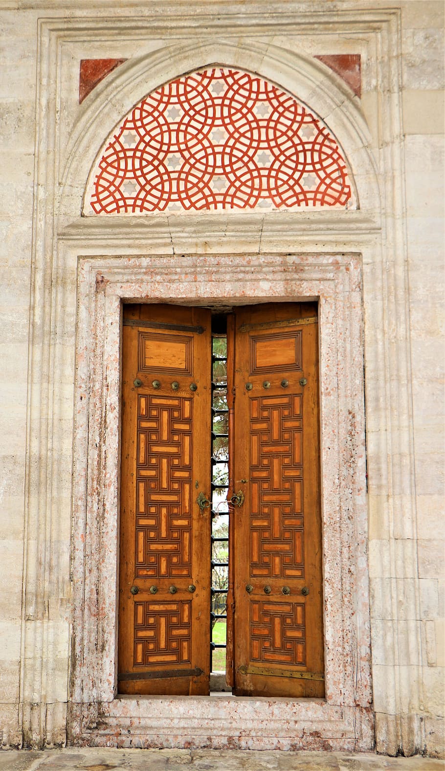 porta, vidro, janela, ligado, acabamento, trabalho, arquitetura, arte, religião, islã