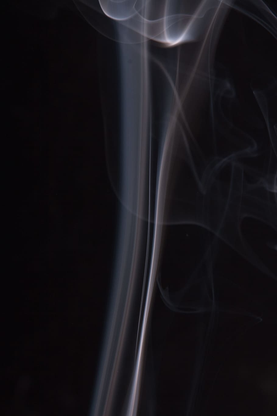 smoke, abstract, shapes, black, texture, background, fog, effect, contemplation, curve