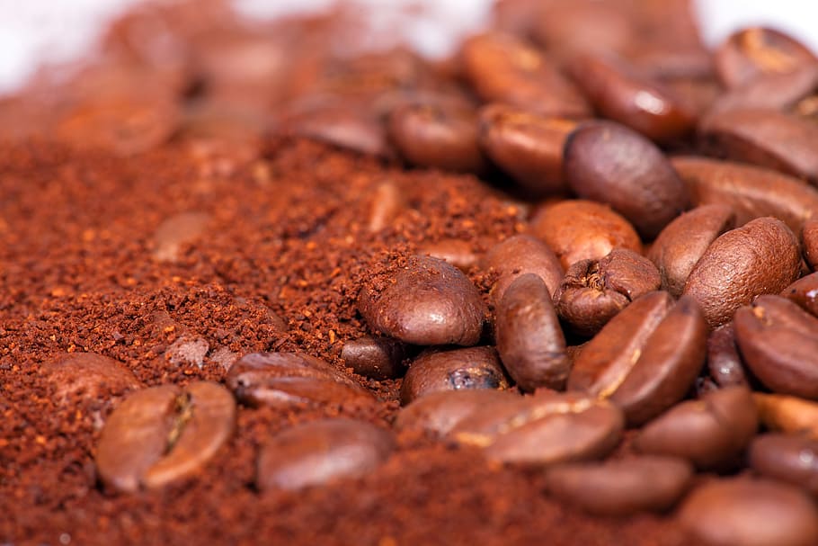 arabica, aroma, bean, brown, cafe, caffeine, close-up, closeup, coffee, dark
