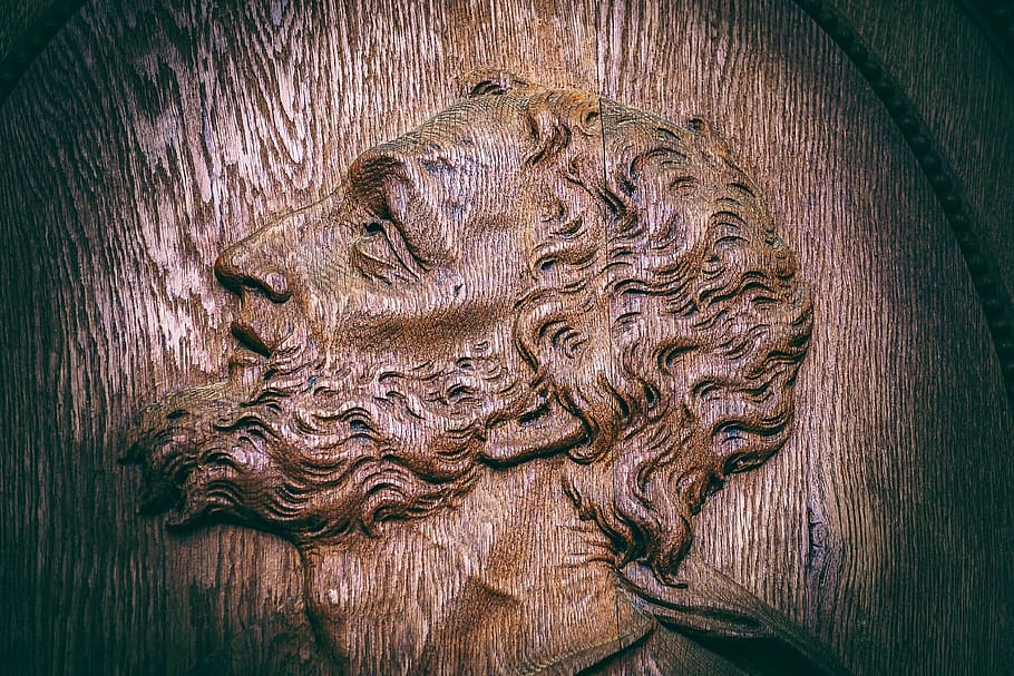 jesus, wood, face, wood carving, wooden structure, old, religion, faith, christian, catholic
