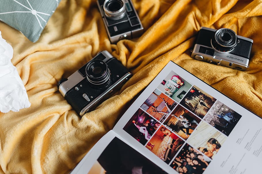 kehidupan, buku instagram, vintage, kamera, buku, tua, media sosial, instagram, 2017, tema fotografi