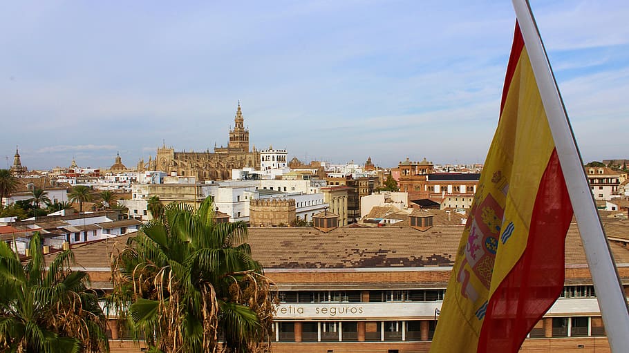 seville, spain, andalusia, architecture, building, landmark, city, tourism, monument, spanish