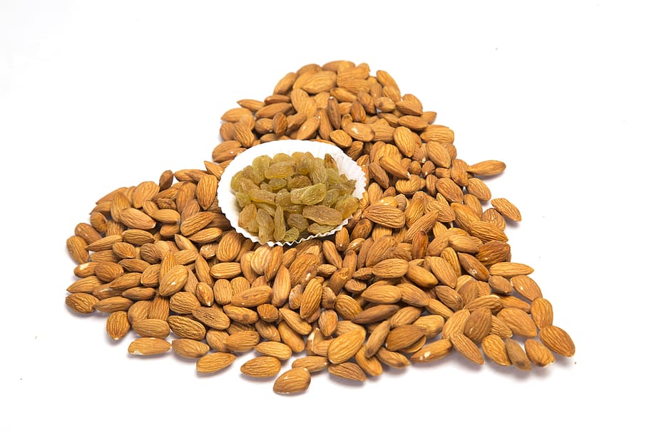 almond, bowl, dry, eat, food, fresh, fruit, group, hard, healthy
