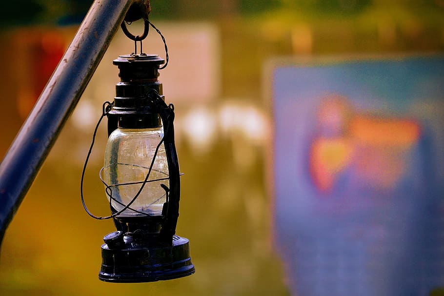 light bulb oil lamp