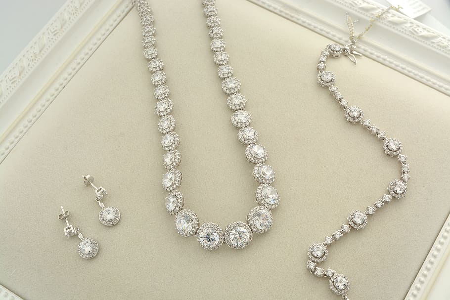 jewellery, jewelry, cubic zircon, diamond, fashion, woman, luxury, necklace, silver, design