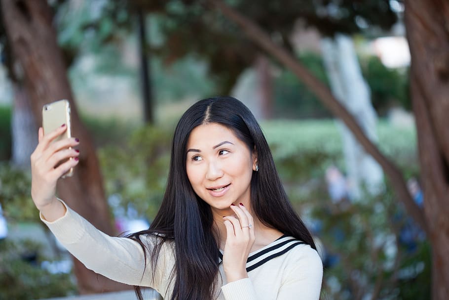 selfie girl woman asian