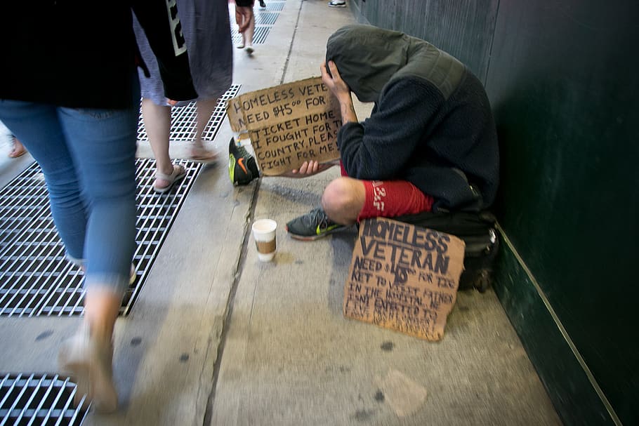 new york, urban, city, manhattan, downtown, homeless, street, help, human, begging
