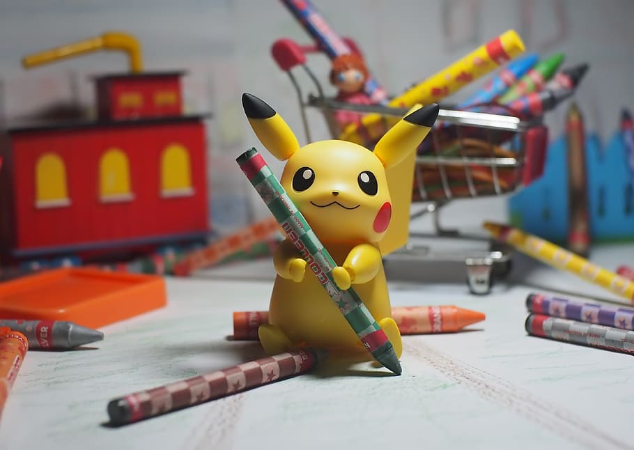 toy, animal, anime, game, character, pikachu, cute, funny, childhood, indoor