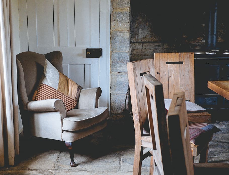 armchair, chairs, wooden chairs, interior home, dining, dining chairs, cosy, chair, seat, indoors