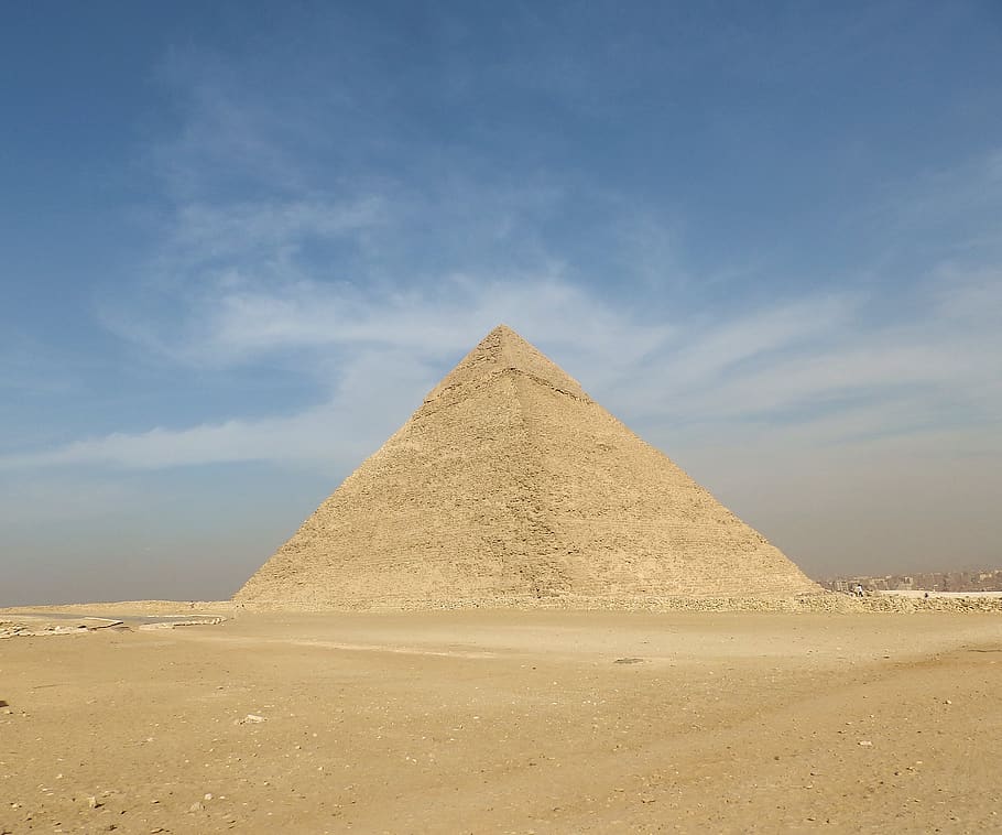 pirâmide, a grande pirâmide de gizé, arquitetura, dando, egito, cairo, esfinge, dinastia, faraó, arqueologia