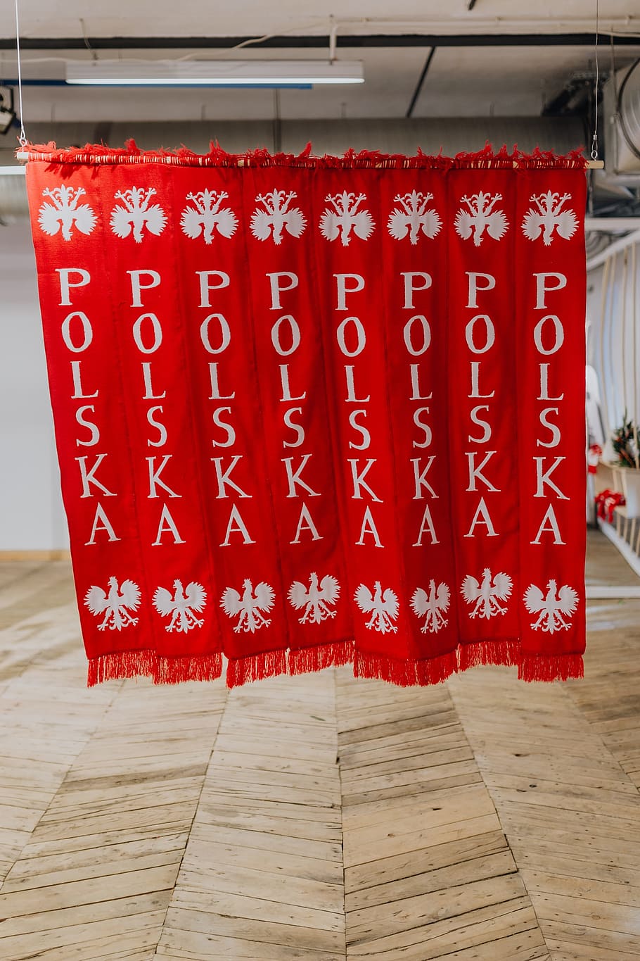polonês, lenços para fãs de esporte, Polônia, esporte, ŁDF, festival de design de lodz, festival de design de łódź, cachecóis, cachecol, futebol