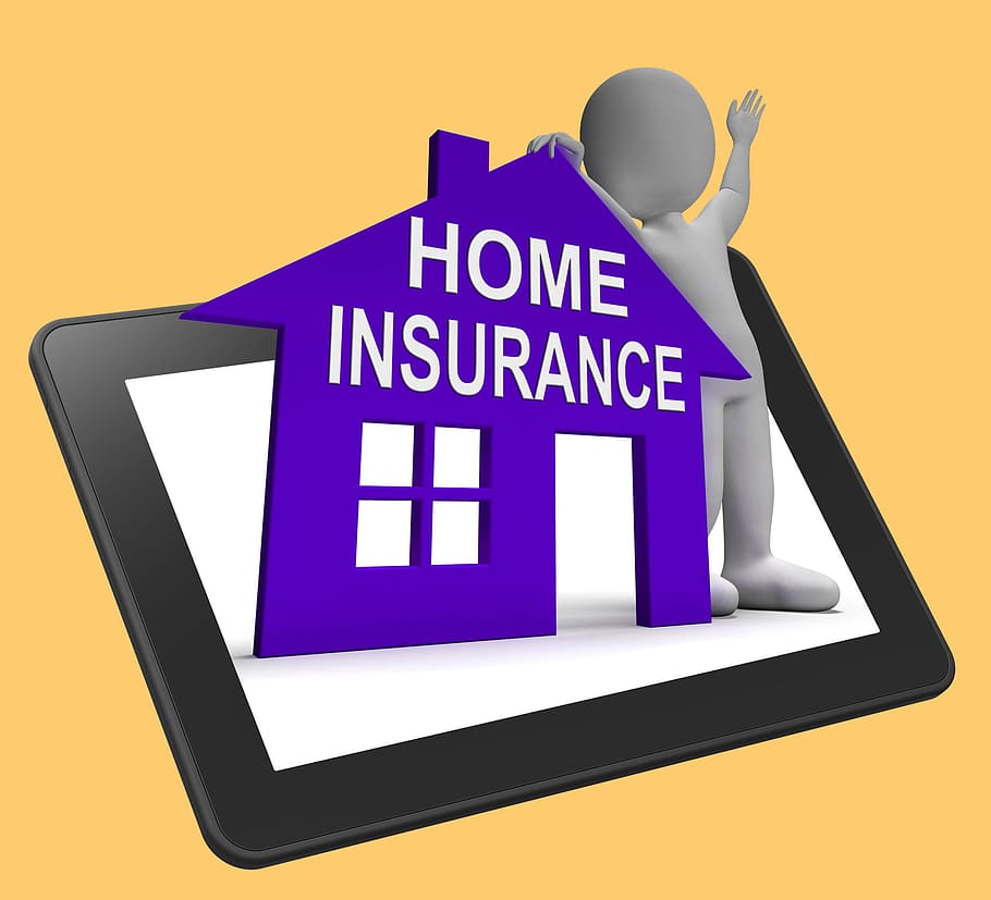 hogar, seguro, casa, tableta, significado, propiedad, seguro de hogar, compañía de seguros, cobertura de seguro, prima de seguro