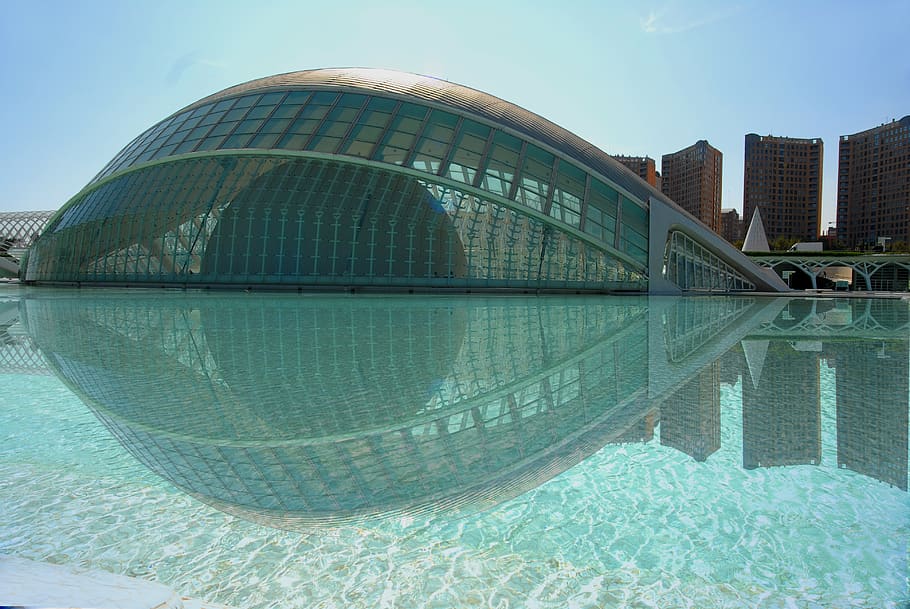 valencia, city, art, science, architecture, museum, culture, holiday, design, blue