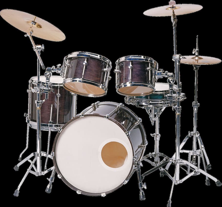 tambor, conjunto, platillo, ritmo, baterista, batería, música, musical, instrumento, objeto