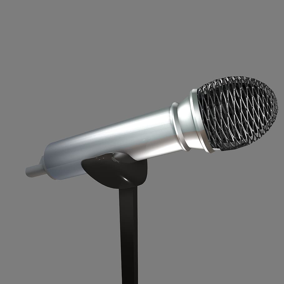 microphone, mic, mike, voice, audio, music, sound, equipment, metallic, radio