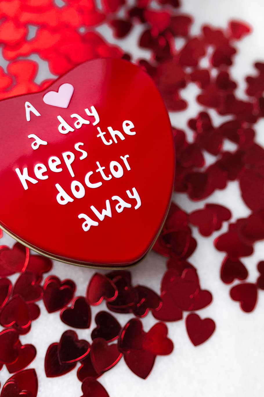 heart foil confetti, background, love, red, heart, valentine, valentine's day, celebration, communication, text