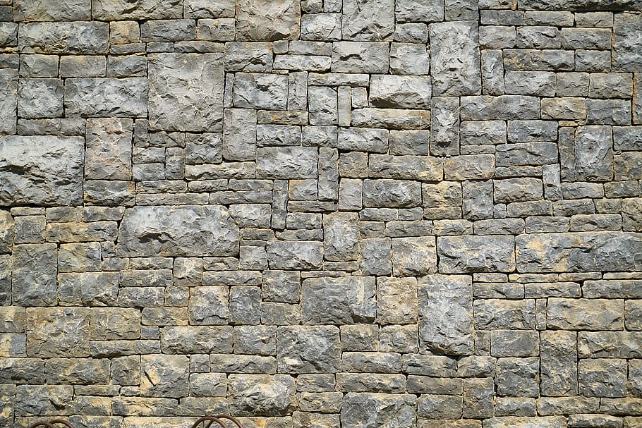 granito, ladrillo, pared, piedra, fotograma completo, fondos, texturado, muro de piedra, sólido, característica de construcción de muro