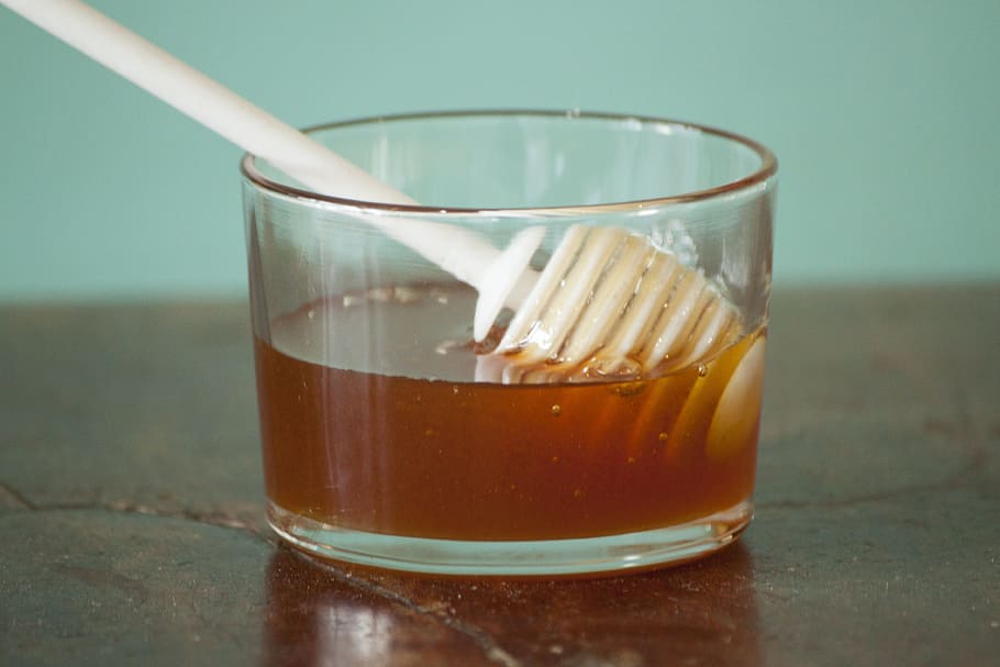 honey with dipper, honey, sweetener, organic, nutrition, ingredient, healthy, sweet, food, natural