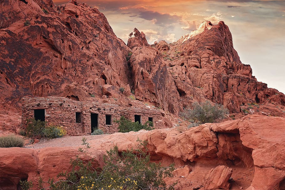 the cabins, valley of fire, hiking, red rocks, lake mead, las vegas, arizona, rock, travel, landscape