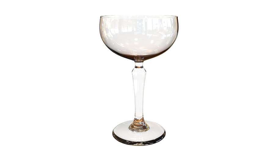 cup coupe, cup, glass, shine, transparent, barman, bar, white background, studio shot, wineglass
