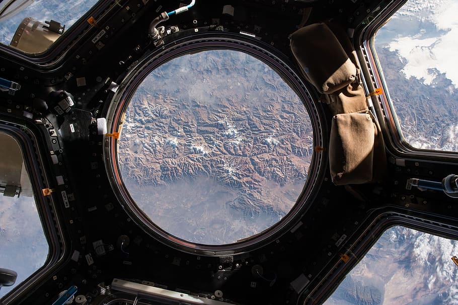 estación, espacio, internacional, lunar, naturaleza, paisaje, nasa, transporte, modo de transporte, nube - cielo