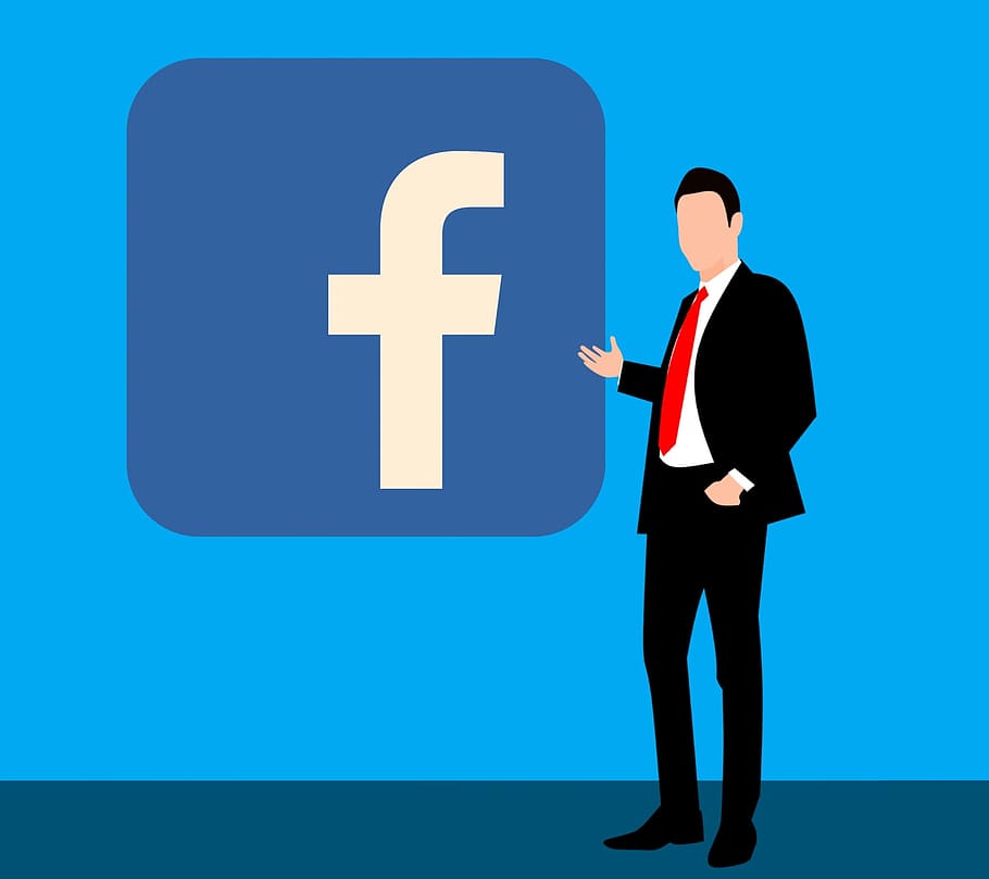 illustration, man, business suit, social, media marketing icon, icon., facebook icon, social media, facebook logo, social media icons
