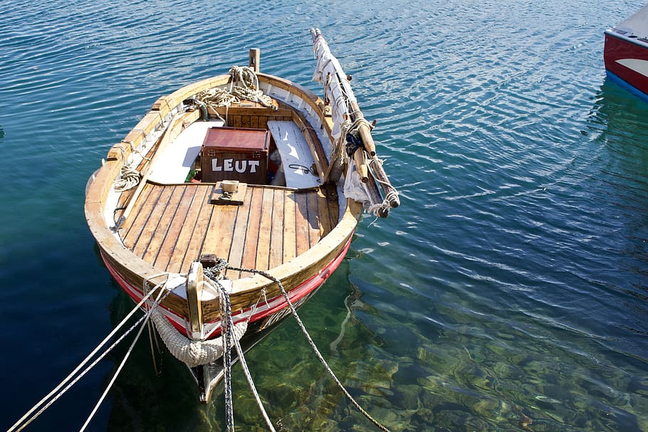 boat, vintage, wood, beauty, sea, nautica, love, nature, water, clear