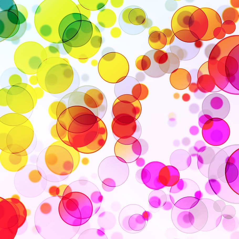 background, beautiful, bright, bubbles, circles, color, colorful, cool, cover, decor
