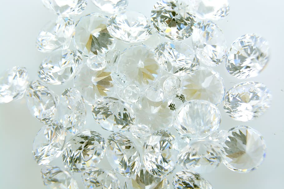 cubic, gem, gemstone, white, jewel, stone, crystal, clear, transparent, sparkle