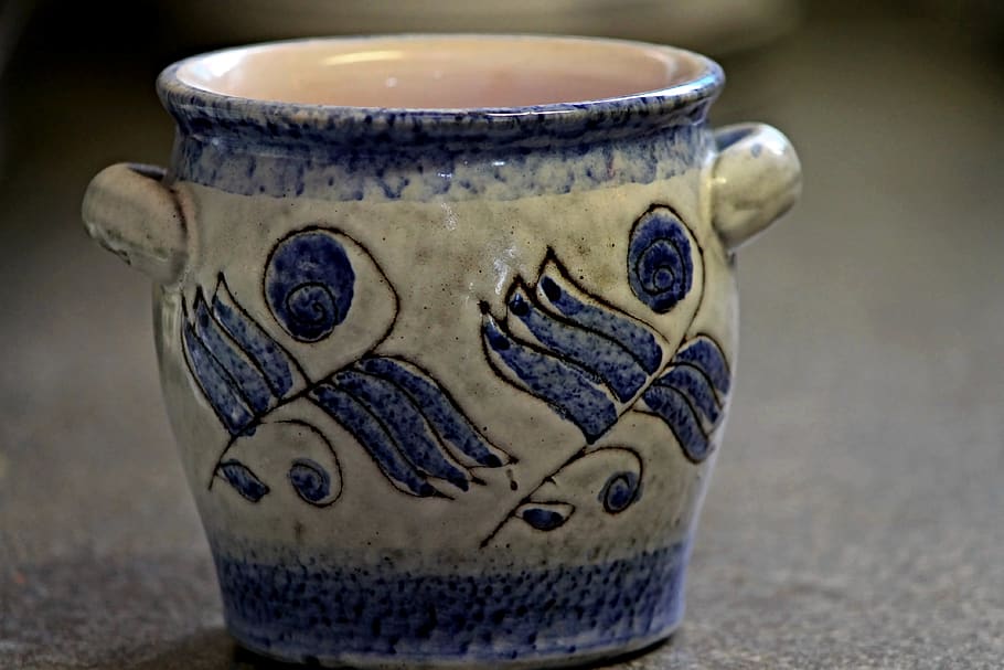 pot, stoneware, ceramic, potters, decoration, vessel, deco, container, old, art