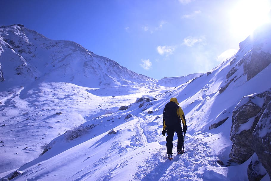 invierno, estacional, montaña nevada, alpinismo, japón, montaña, natural, cielo, excelente vista, tateyama