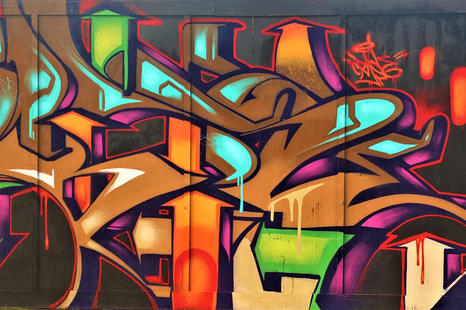 graffiti, mural, street art, wall art, background, spray paint, paint ...