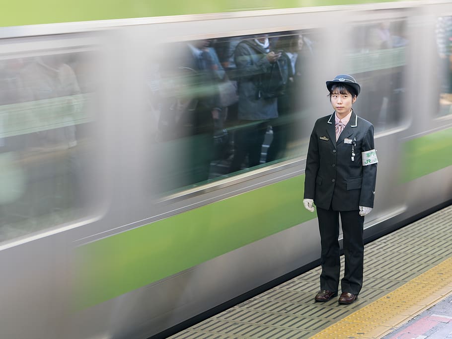 motion, trains, subway, train, railway, transport, station, travel, tokyo, shinjuku