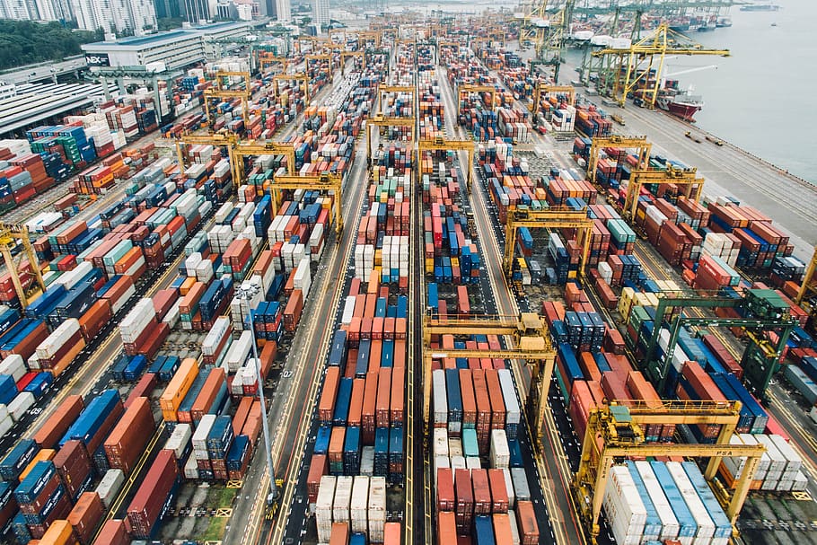 container, van, export, travel, cargo, wharf, block, transportation, architecture, sea