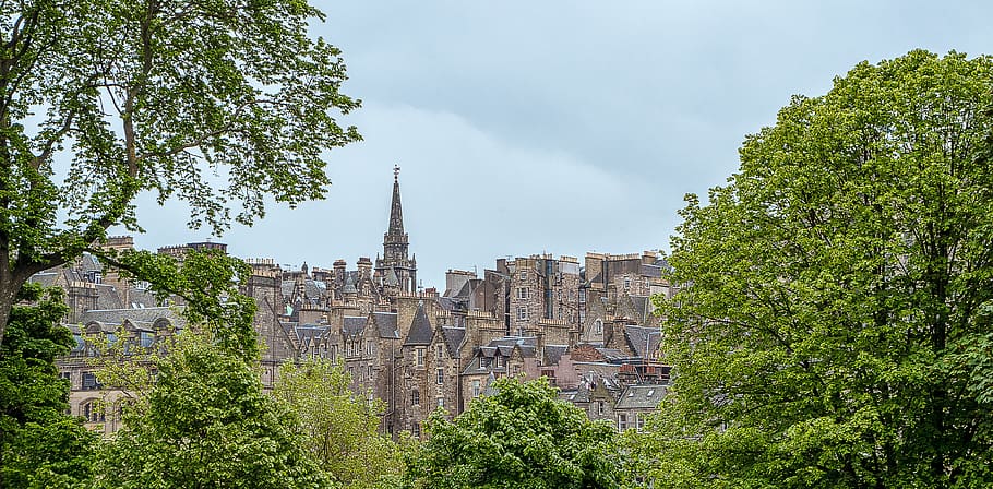 Edinburgh Old Town Travel Facades Houses Architecture