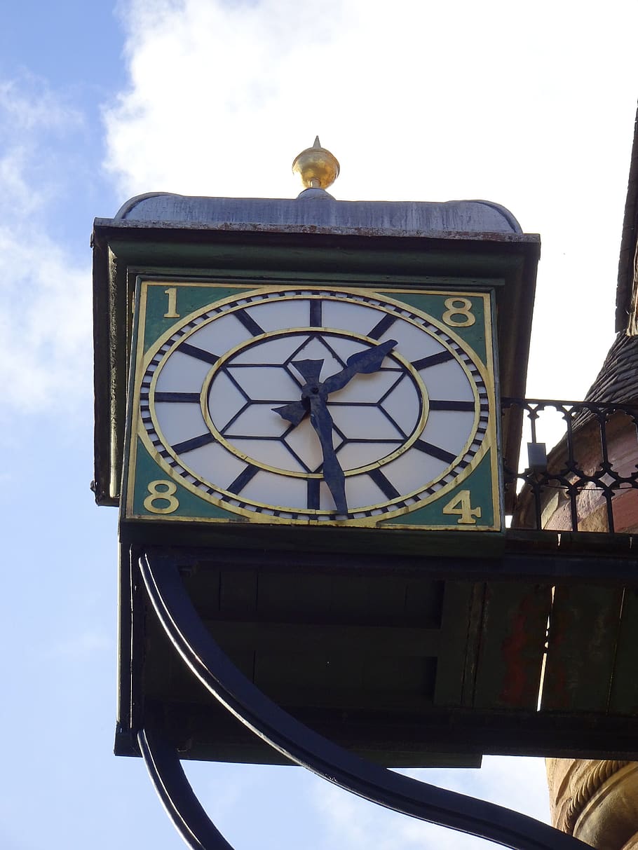 clock, old, antique, clock face, half two, time, time of, transience, minutes, nostalgia