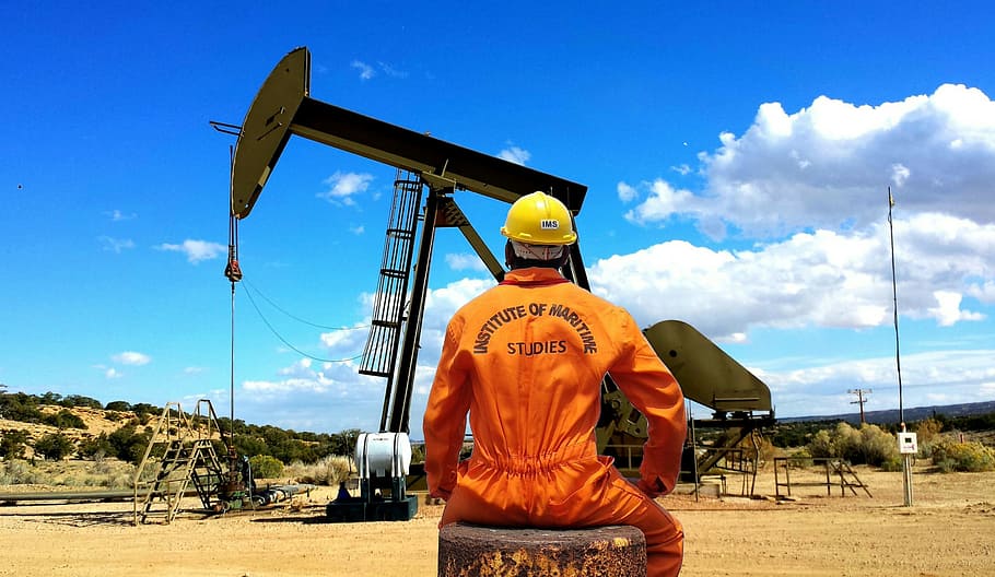 oil, rig, drill, engineer, equipment, extraction, fuel, gas, hardhat, helmet