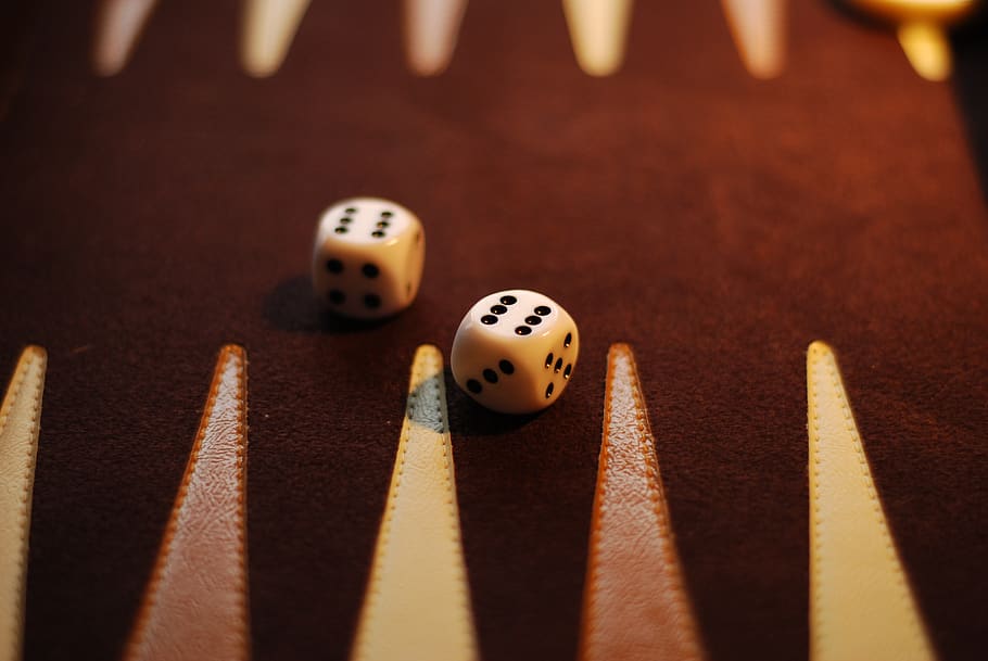 papan backgammon, dadu, enam, permainan, menang, judi, bermain, rekreasi, peluang, angka