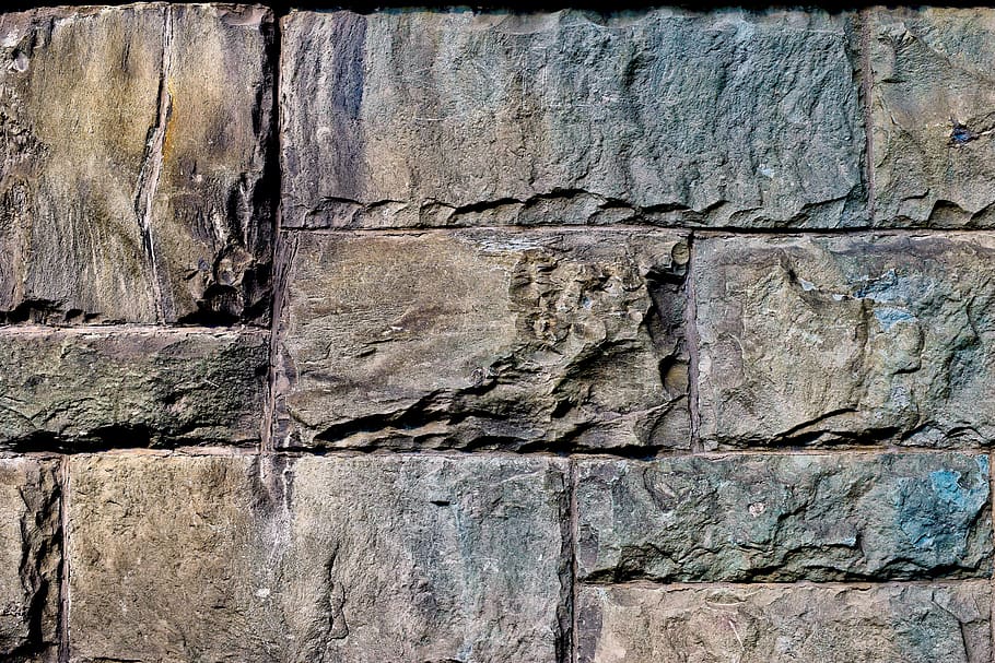textura, piedra, pared, estructura, patrón, fondo, muro de piedra, albañilería, Piedras, Rau