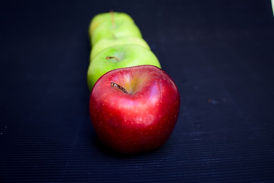 apple, healthy, delicious, food, green, red, power, healthy eating, wellbeing, food and drink