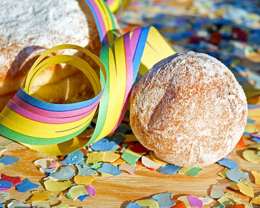 donut, quarkini, food, baked goods, carnival, sweet dish, sugar, sweet, carnival donut, calorie bomb
