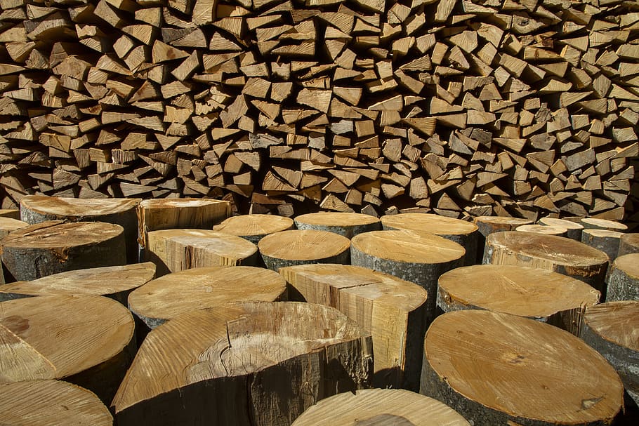 wood, holzstapel, growing stock, firewood, stacked up, wood stack, timber industry, combs thread cutting, log, timber