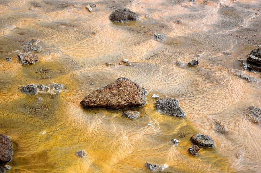 nature, ground, geyser, water, color, land, solid, rock, rock - object, outdoors