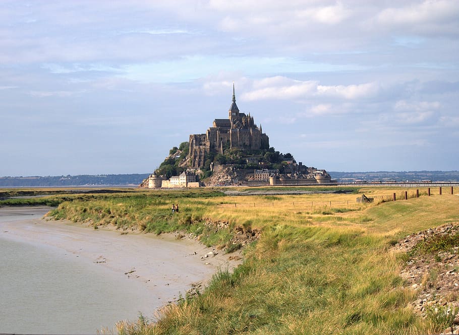 le mont saint michel, places of interest, france, monastery, landmark, historically, tourism, middle ages, attraction, church