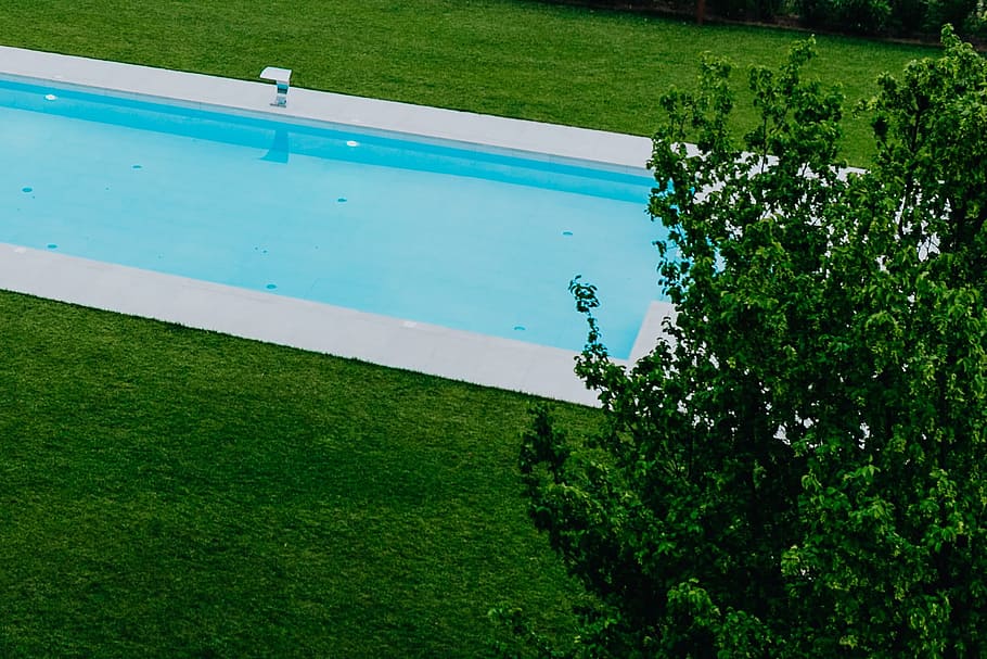 piscina moderna, verano, agua, jardín, minimalista, moderno, contemporáneo, al aire libre, arquitectura, hierba