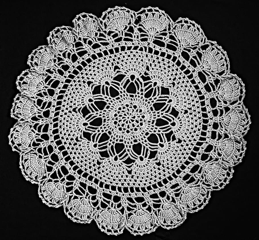 lace, cover, crochet, handicraft, craft, homemade, vintage, nostalgic, pattern, circle