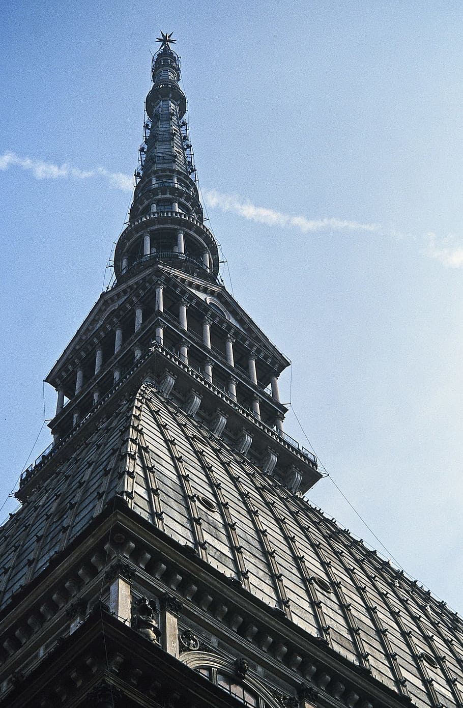 turin, building, tower, construction, architecture, high, height, built structure, building exterior, sky